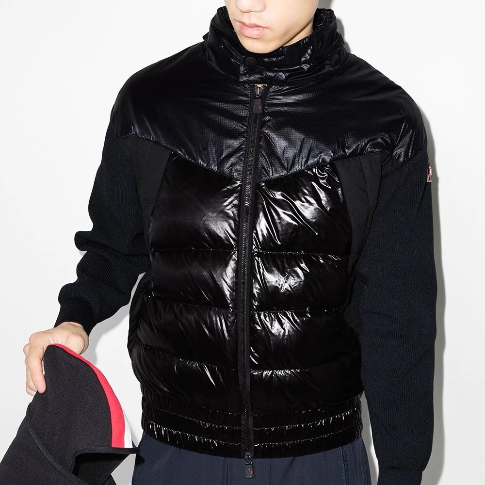 Moncler Grenoble Panelled High-Neck Puffer Jacket